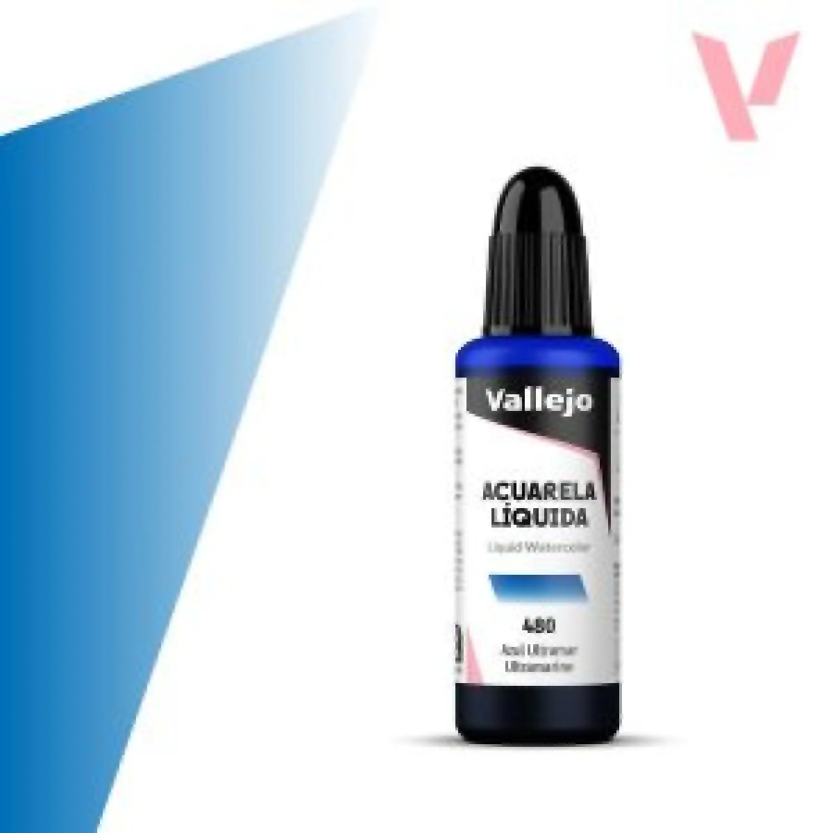 Tekutá akvarelová barva Vallejo 32ml – 480 Ultramarine