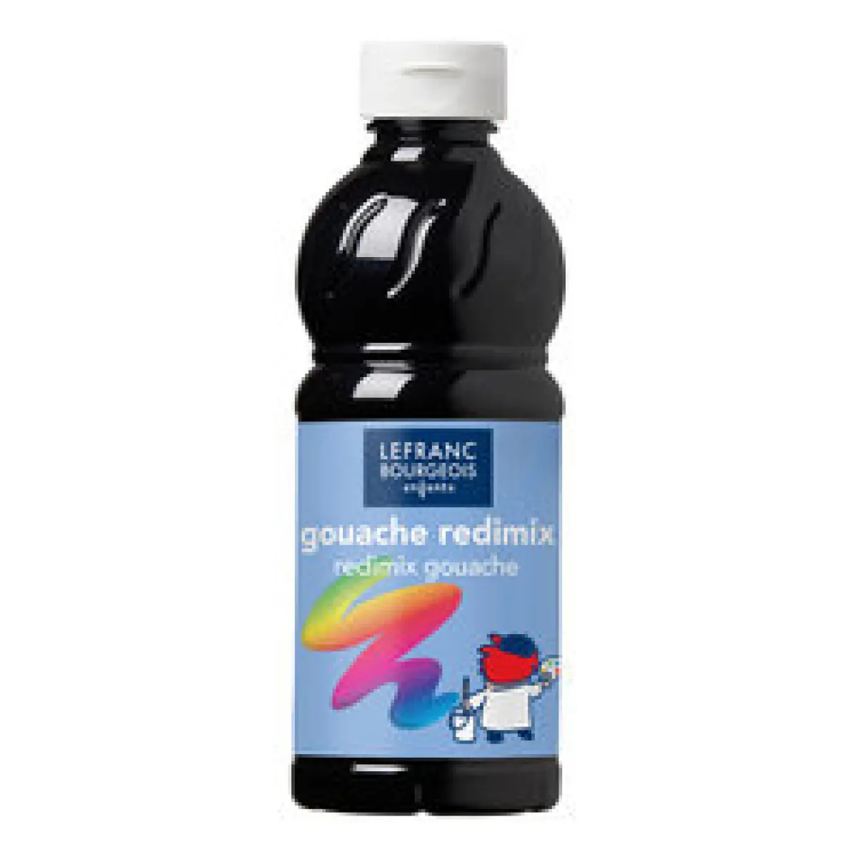 Temperová barva Lefranc Redimix 500ml – 017 Black