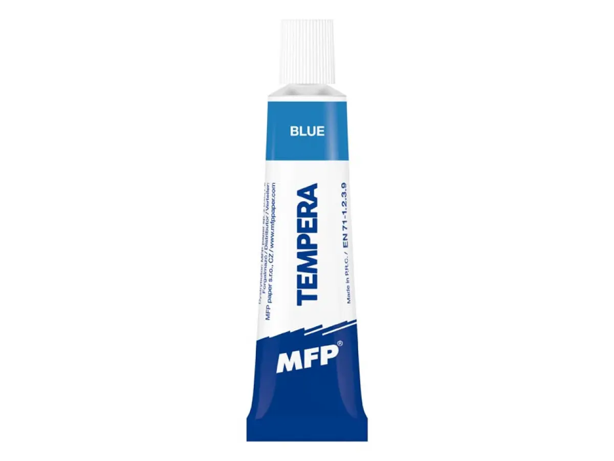 Temperové barvy 12ml modrá