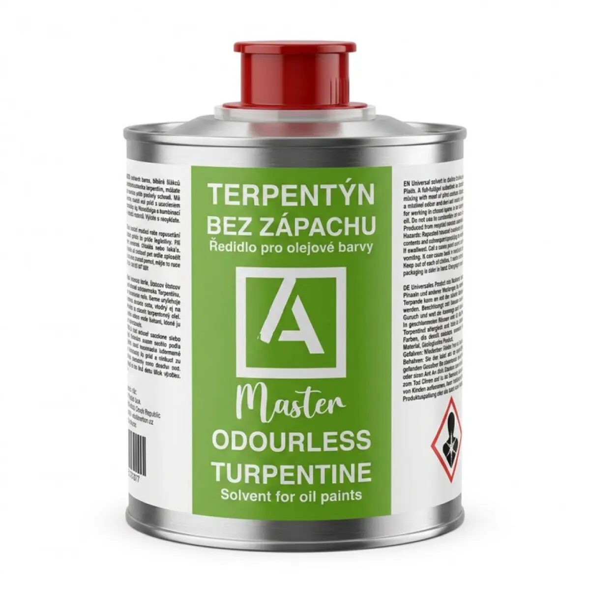 Terpentýn bez zápachu 700ml, ředidlo pro olejové barvy