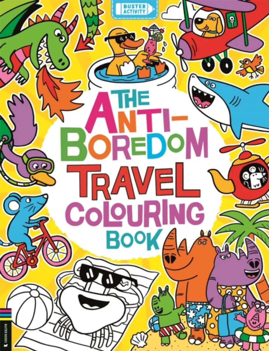 The Anti-Boredom Travel Colouring Book - Chris Dickason