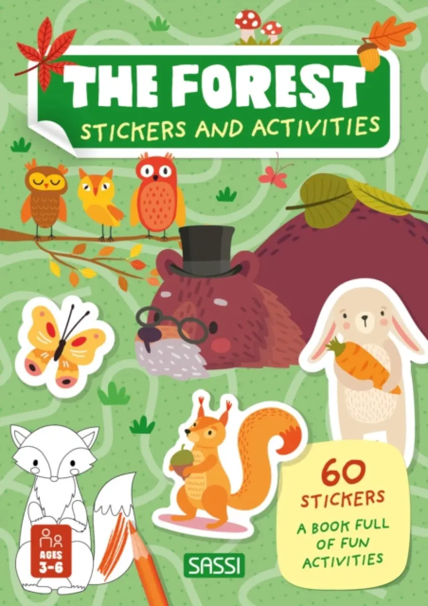Stickers and Activities. The Forest - I Trevisan