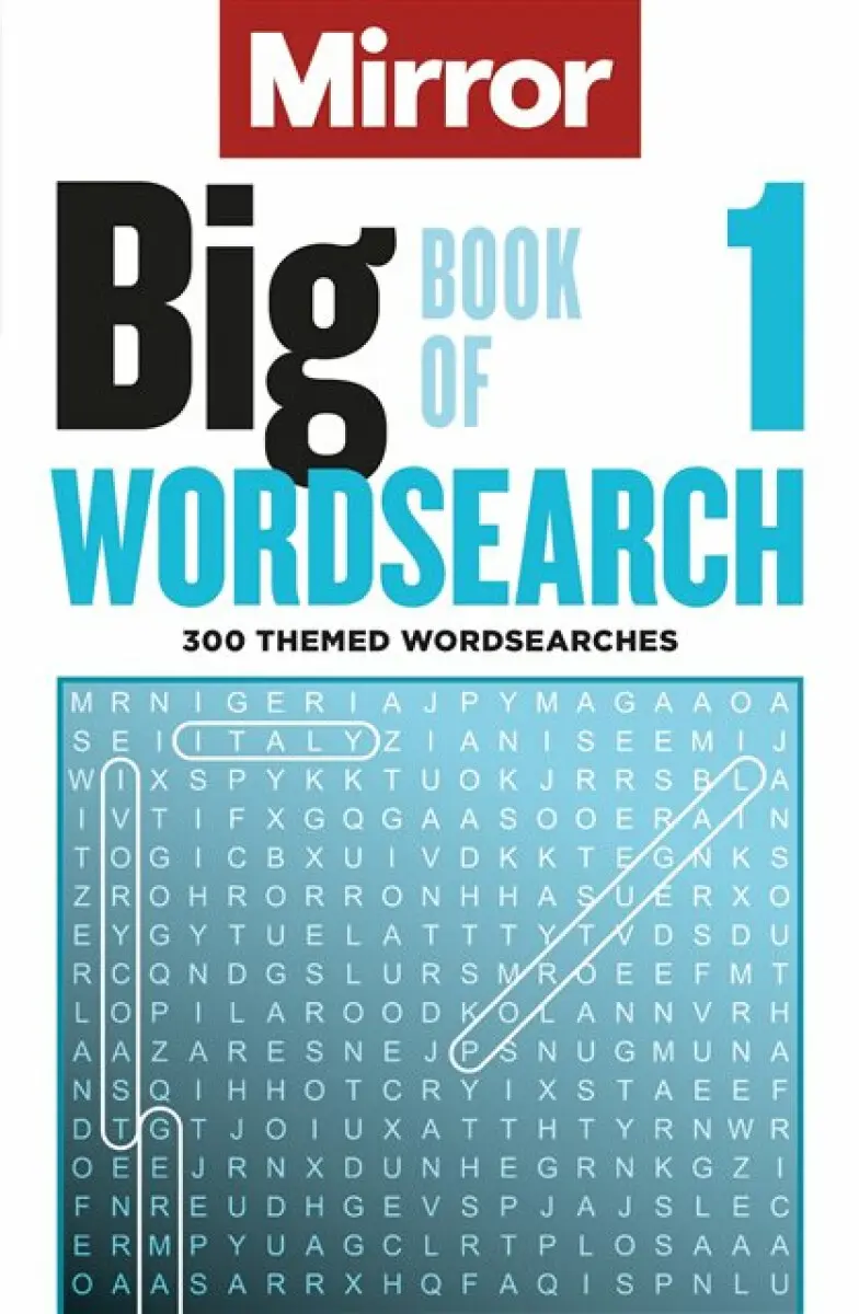 The Mirror: Big Book of Wordsearch 1 - Daily Mirror Reach PLC