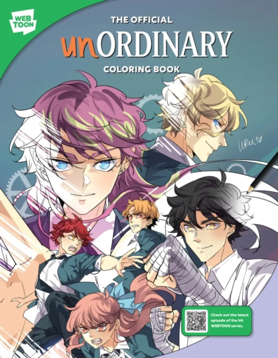 The Official unOrdinary Coloring Book - Uru-Chan, WEBTOON Entertainment, Walter Foster Creative Team