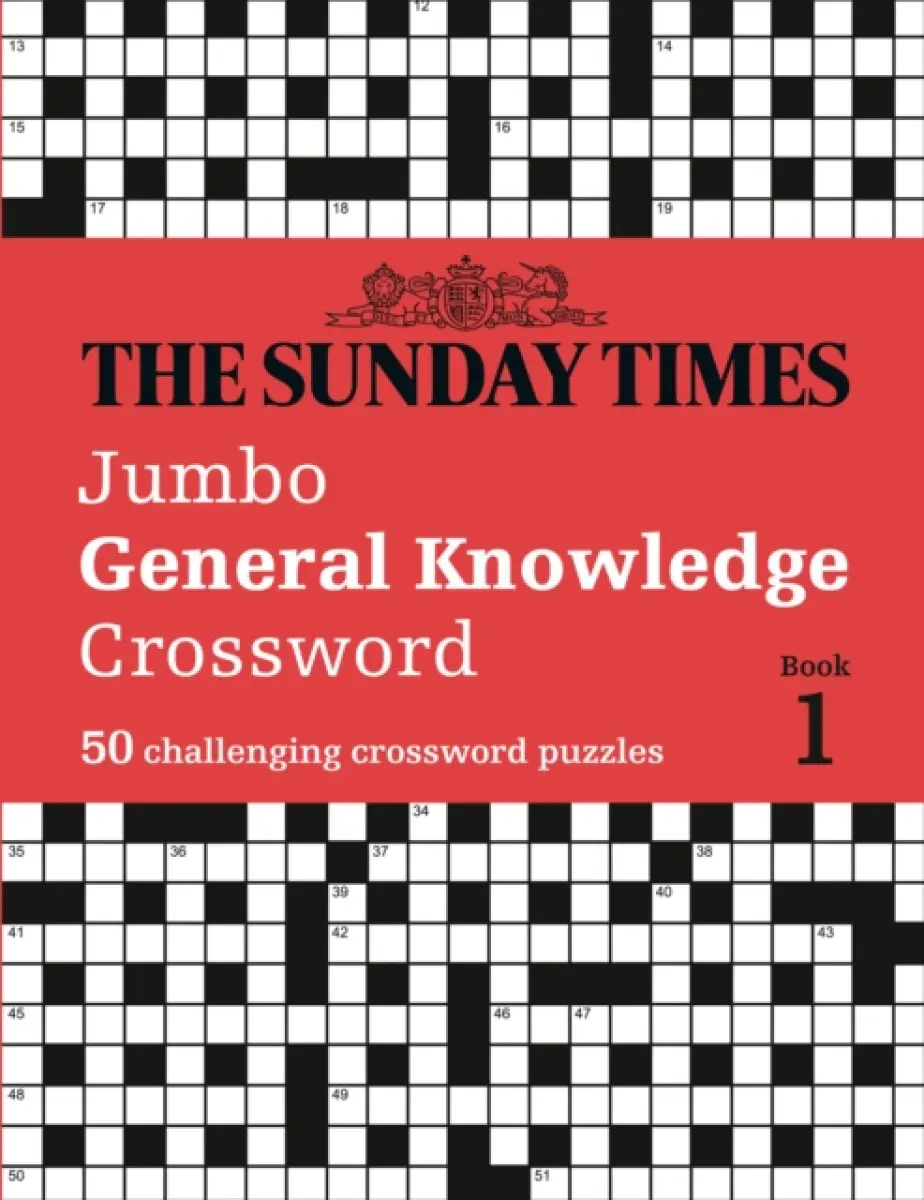 The Sunday Times Jumbo General Knowledge Crossword Book 1 - The Times Mind Games, Peter Biddlecombe