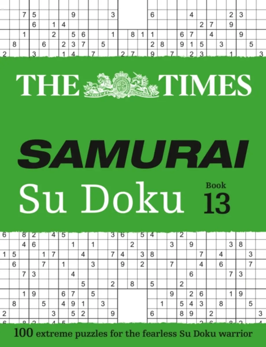The Times Samurai Su Doku 13 - The Times Mind Games