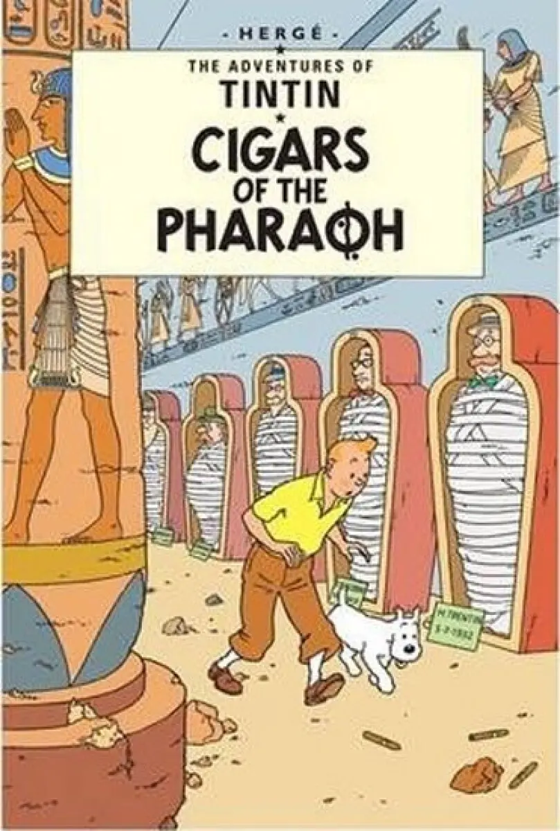 Cigars of the Pharaoh - Herge,Cigars of the Pharaoh - Herge - kniha z kategorie Sci-fi