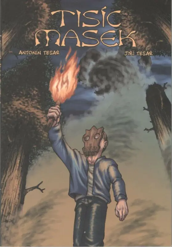 Tisíc masek - Antonín Tesař, Jiří Tesař (ilustrácie),Tisíc masek - Antonín Tesař, Jiří Tesař (ilustrácie) - kniha z kategorie Komiksy