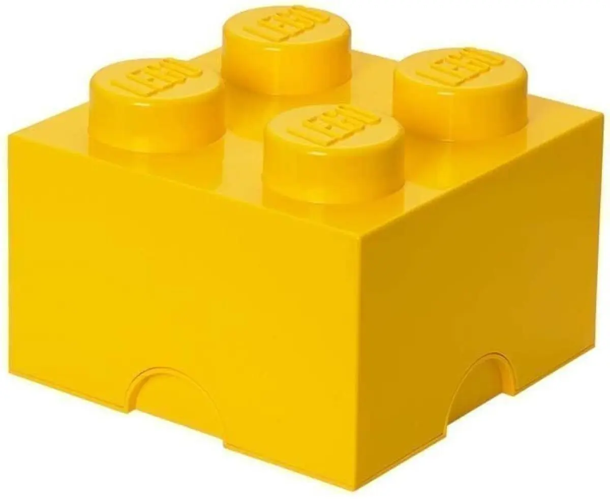 Lego® úložný box 4 - žlutá