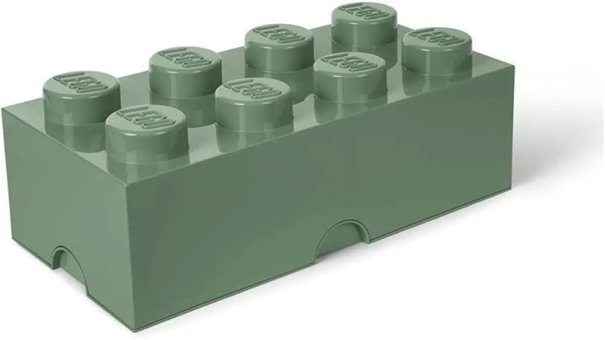 LEGO® Úložný box 25 x 50 x 18 cm Army zelená