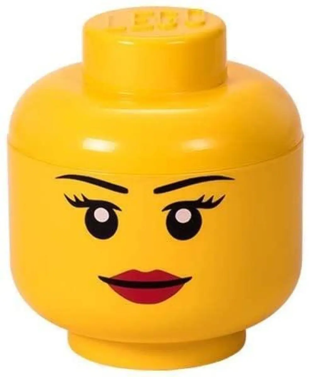 LEGO úložná hlava (velikost S) - dívka