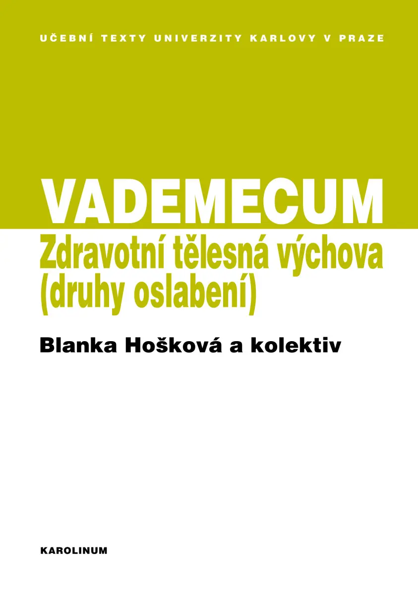 VADEMECUM / Zdravotní tělesná výchova - Blanka Hošková
