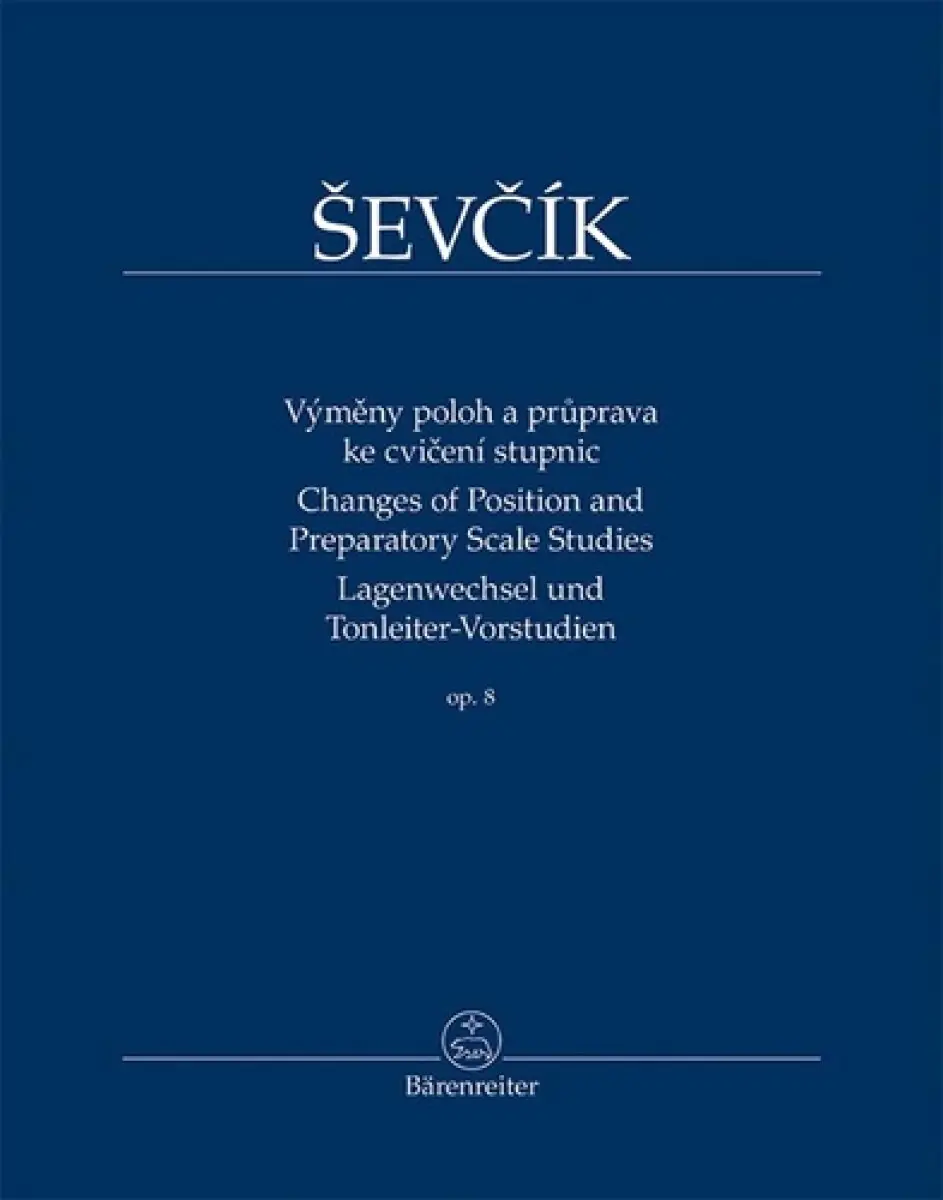 Výměny poloh a průprava ke cvičení stupnic op. 8 - Otakar Ševčík