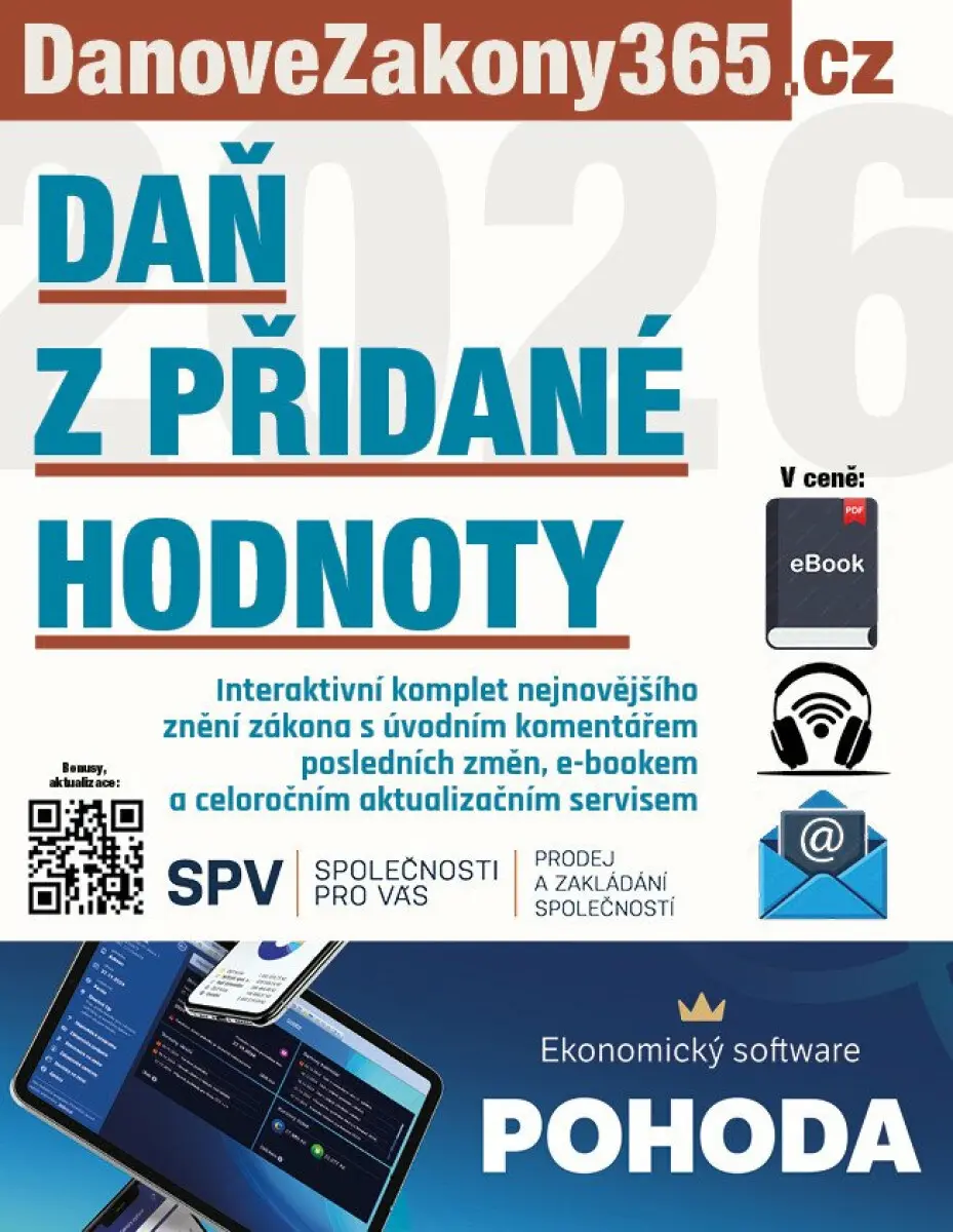 Daň z přidané hodnoty 2026 s komentářem změn