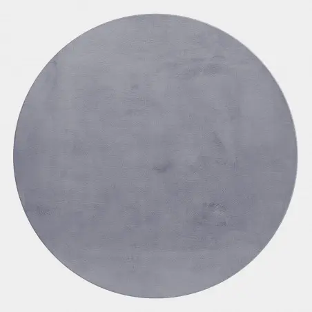 Kusový koberec kruh Pouffy 5100 grey Kruh Ø