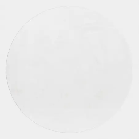 Kusový koberec kruh Pouffy 5100 white Kruh Ø
