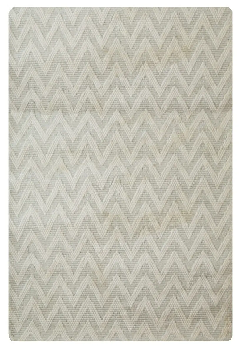 Kusový ručně tkaný koberec Woolen 5 White 150x240 cm