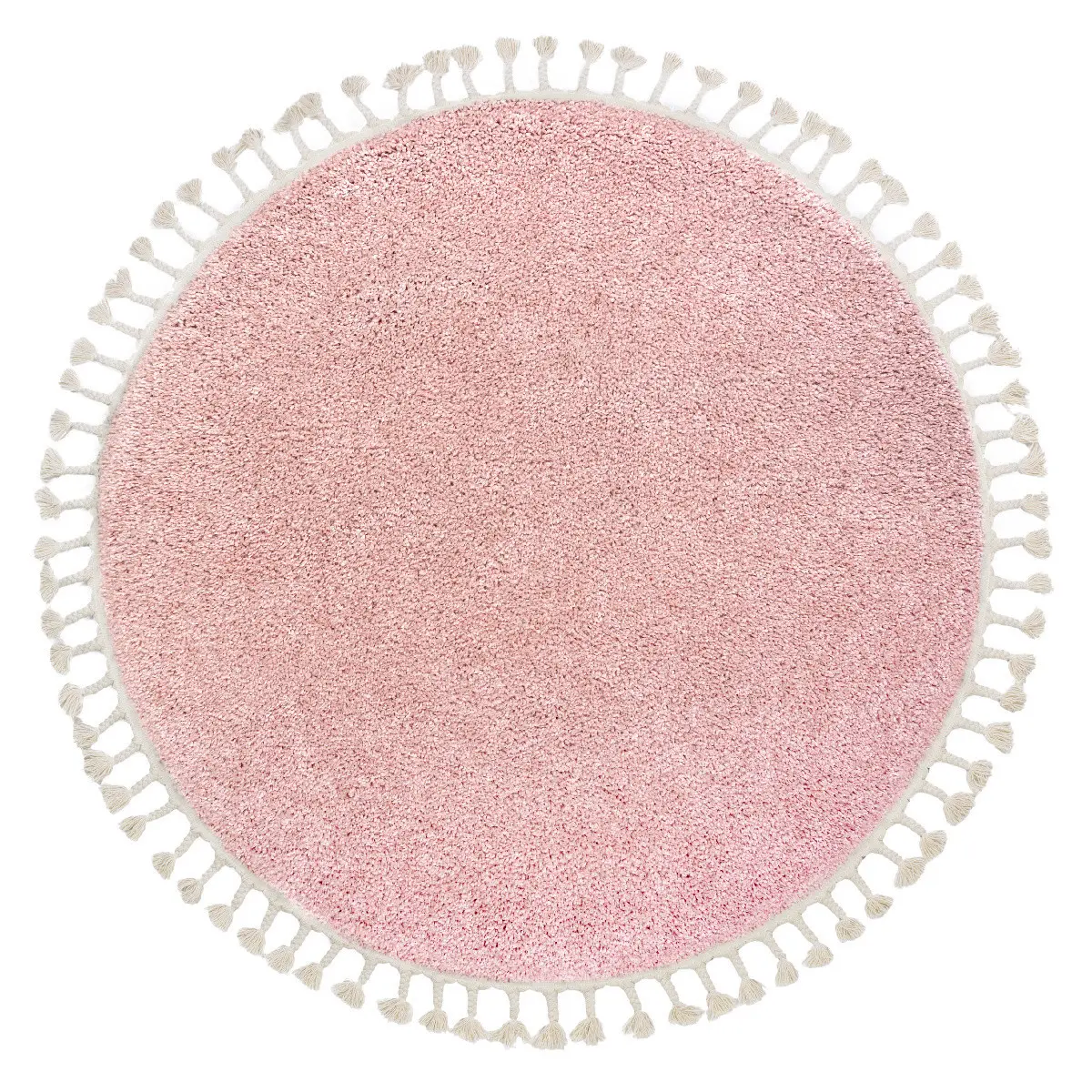 Kusový koberec Berber 9000 pink kruh Kruh Ø