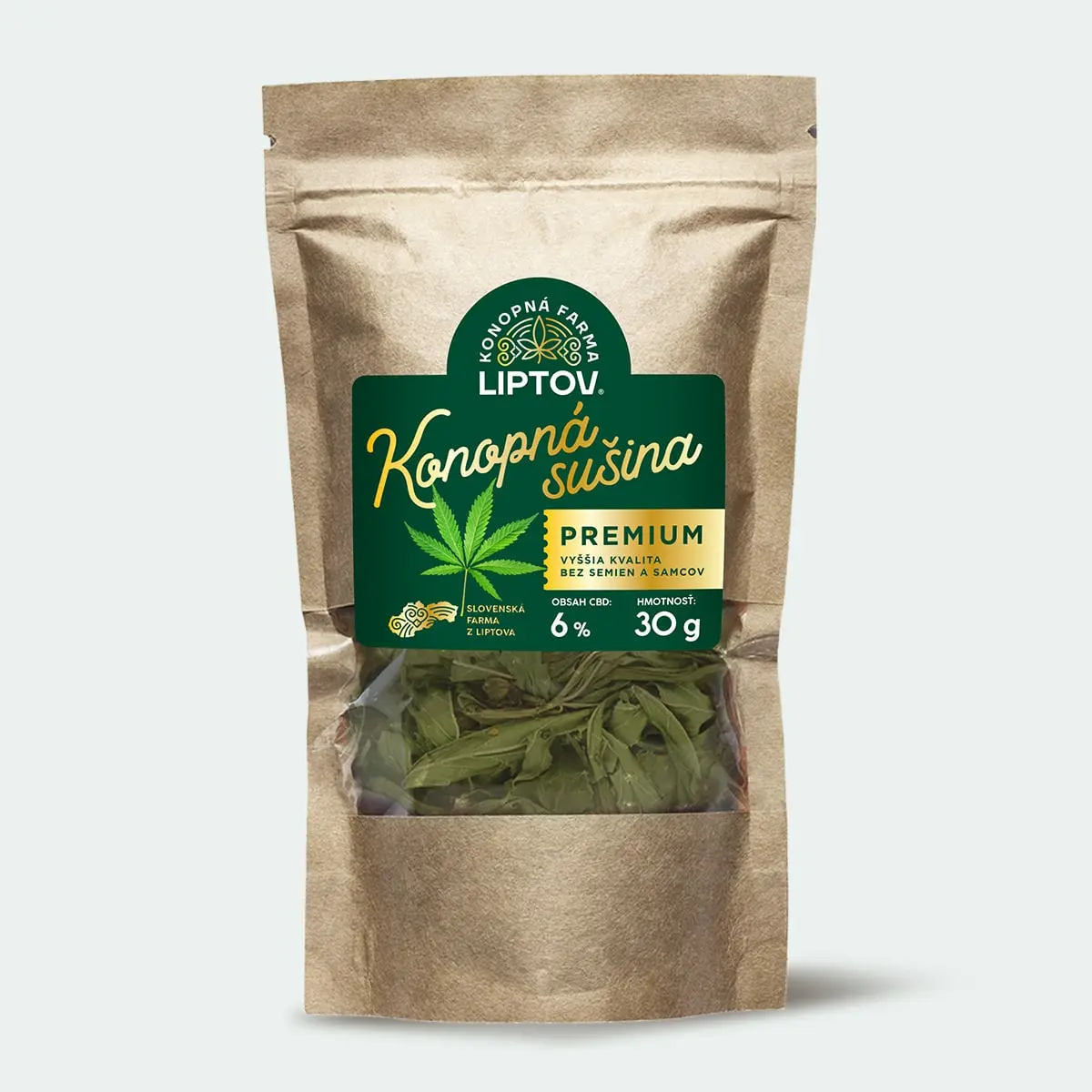 Konopná farma Liptov Liptovský konopný čaj CBD