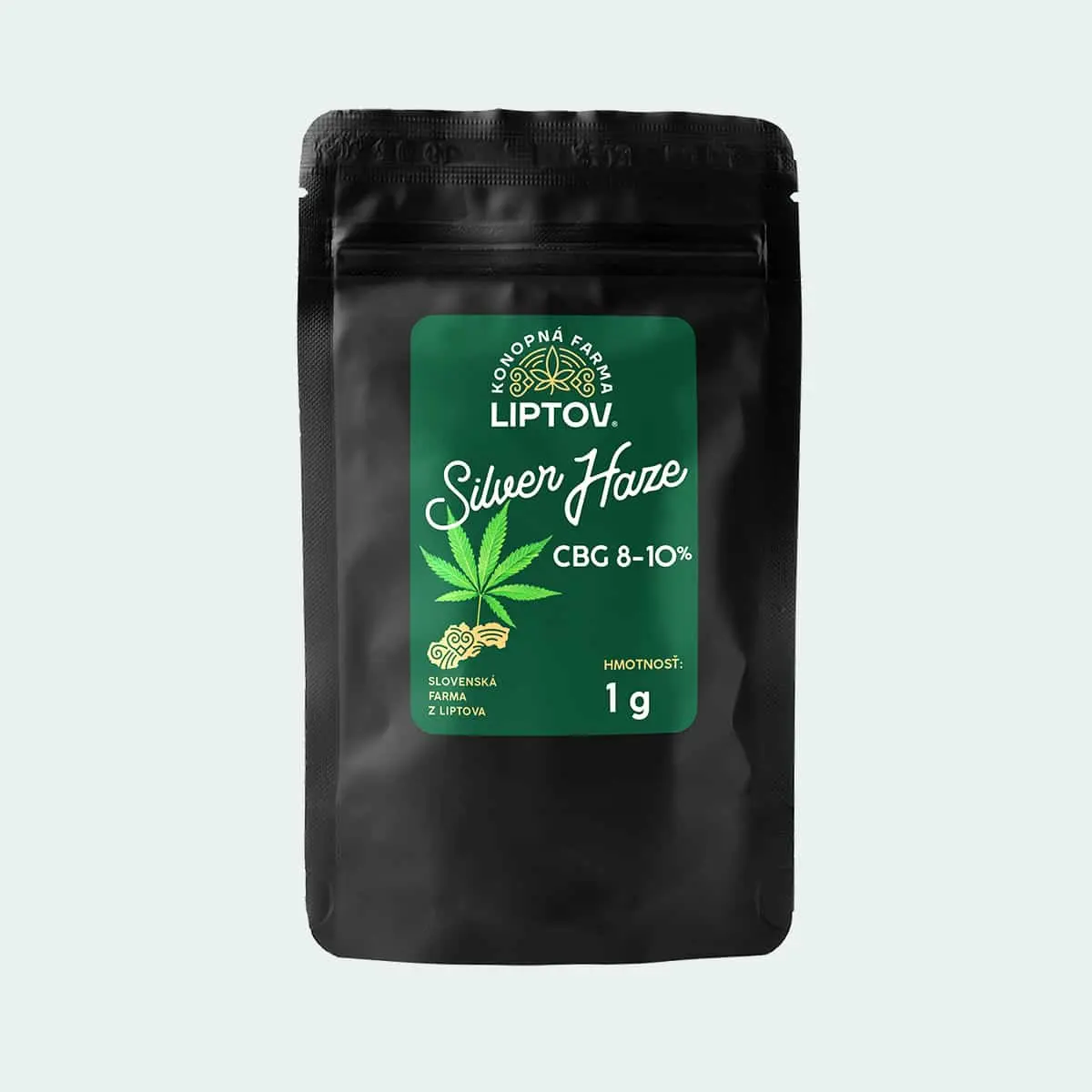 Konopná farma Liptov Liptovský dárkový předmět Silver Haze 1g