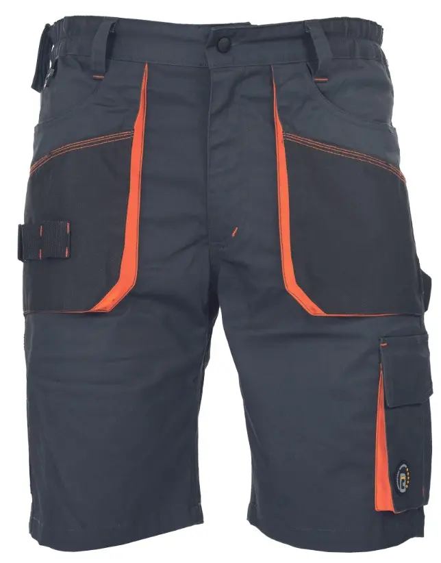 Cerva EMERTON STRETCH Kraťasy pracovní šedá/oranžová 44