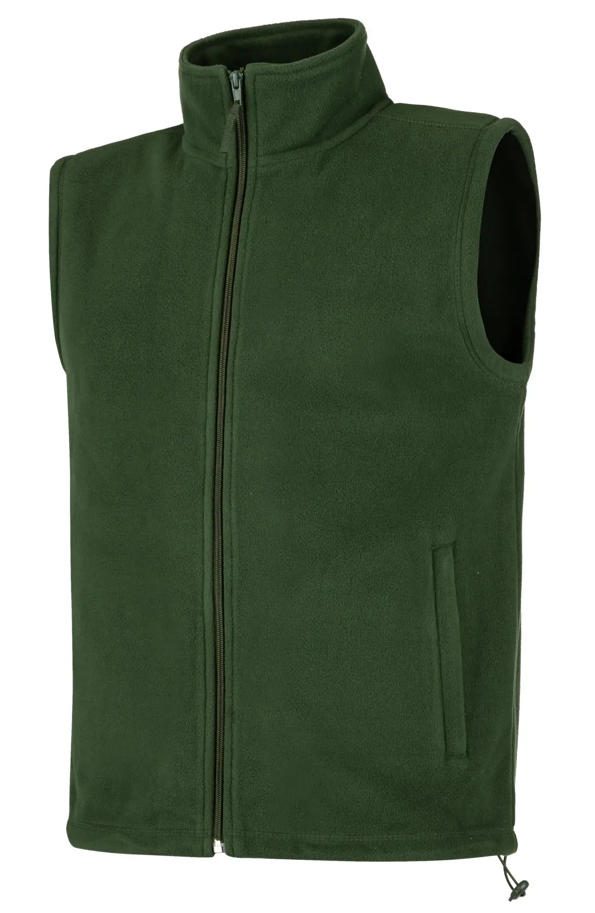 Fleecová vesta lahvově zelená unisex Jada