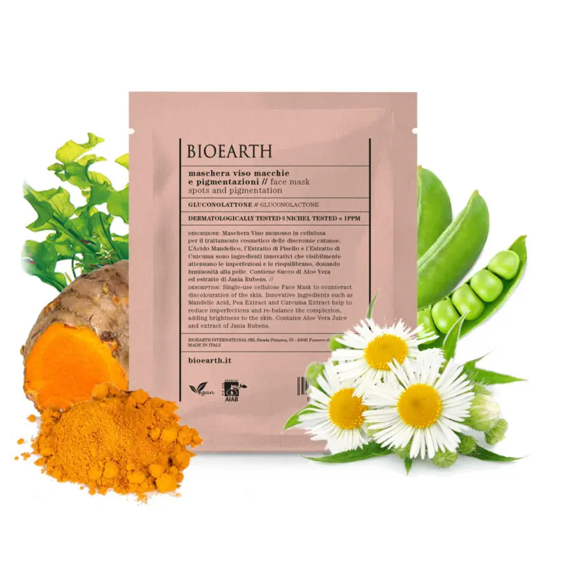 BIOEARTH Maska na pigmentové skvrny s Gluconolactonem 15ml