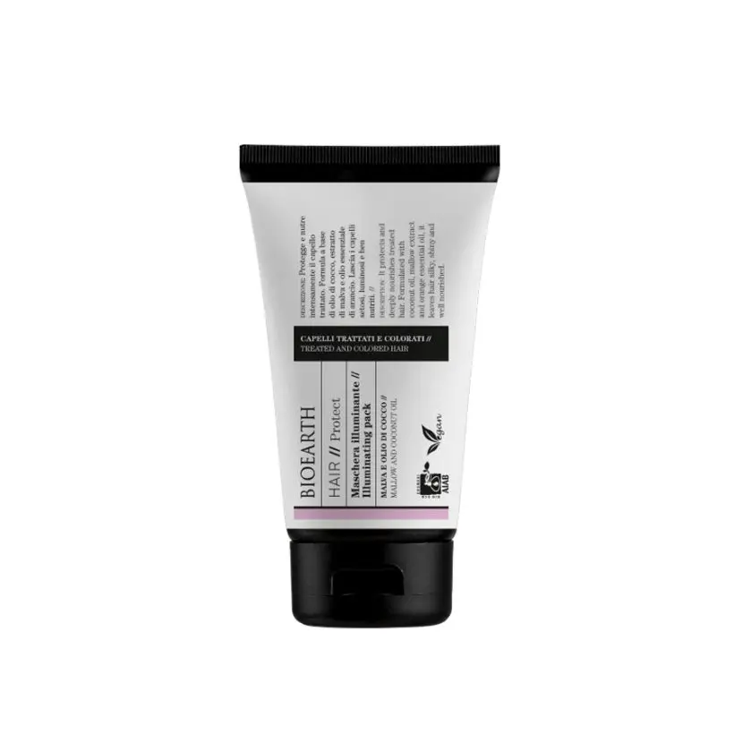 BIOEARTH Rozjasňující maska na barvené a poškozené vlasy 150ml