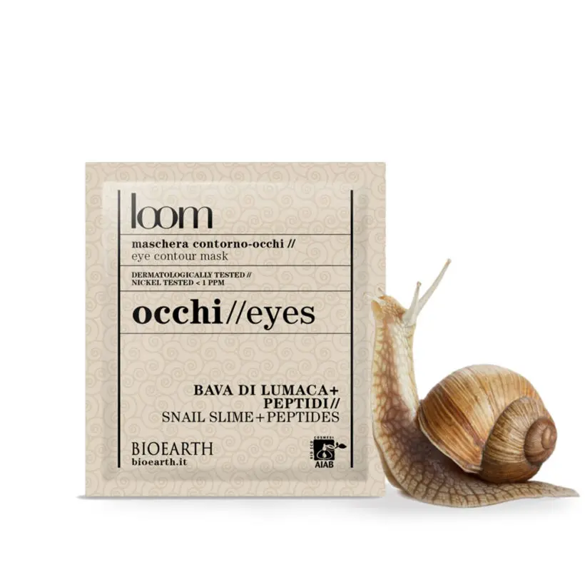 BIOEARTH LOOM Oční náplasti se šnečím extraktem a peptidy 3 ml