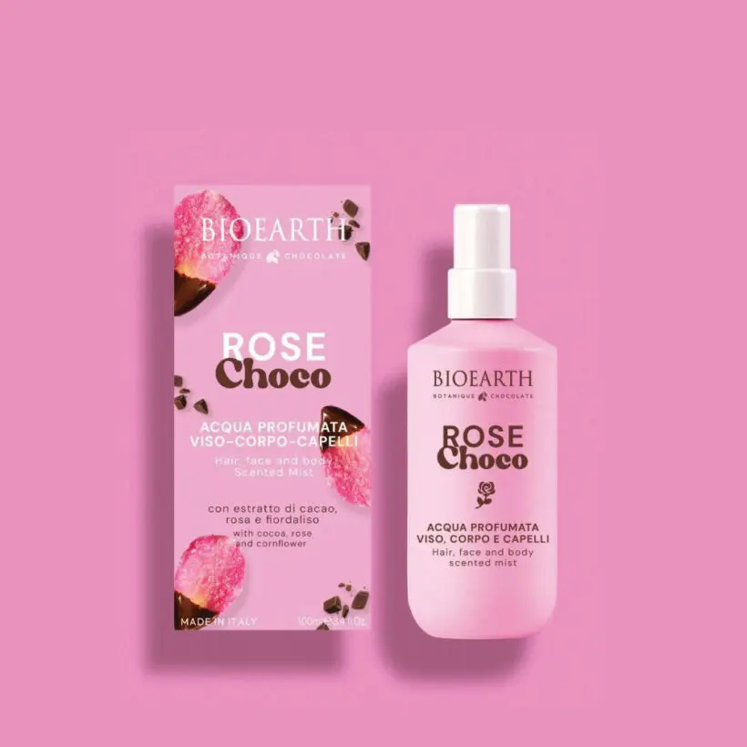BIOEARTH Rose Choco Zklidňující mlha tvář, tělo, vlasy 100ml