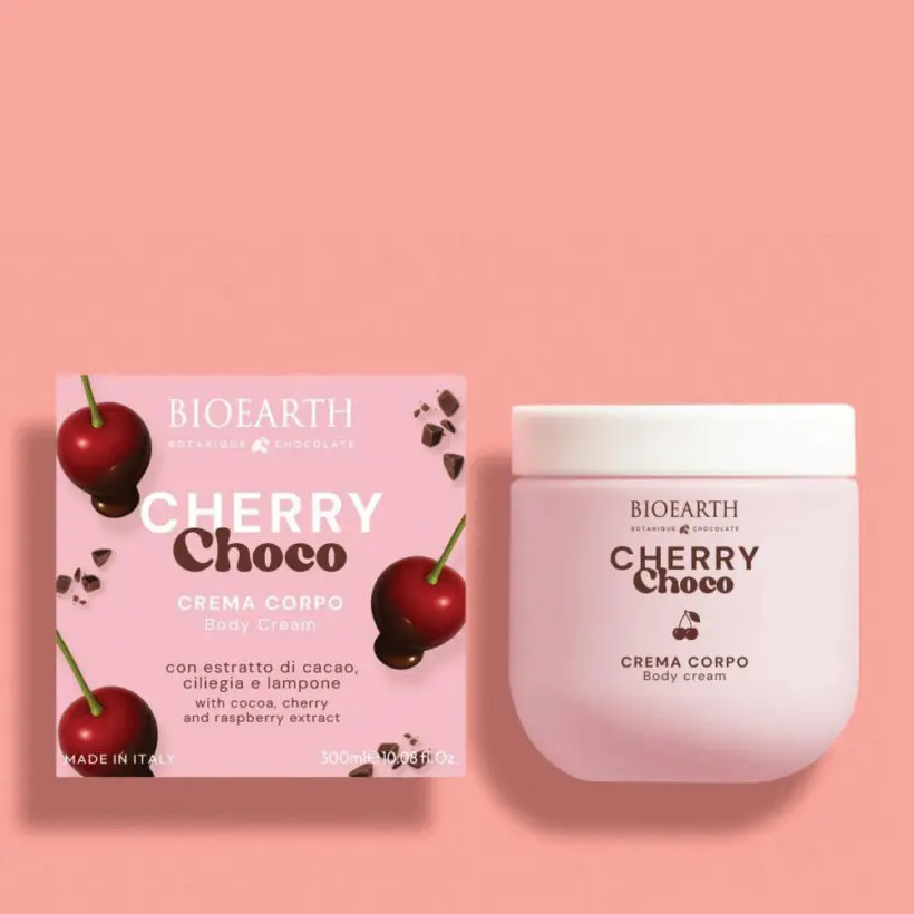BIOEARTH Cherry Choco Hydratační tělový krém 300ml