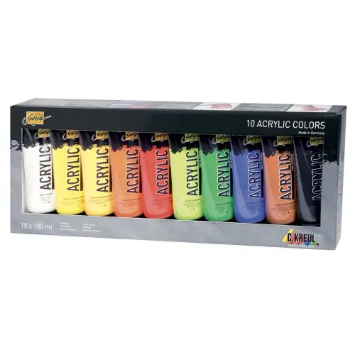 Akrylové barvy Solo Goya / set 10 x 100 ml