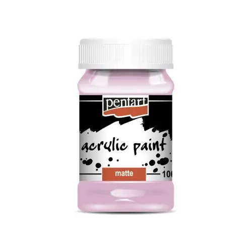 Pentart Akrylová barva matná PENTART 100 ml RŮŽOVÁ