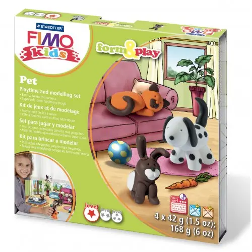 Staedtler FIMO Kids Form&Play sada Mazlíčci - 1 ks