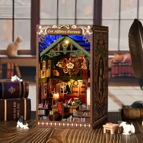 Figured ART Book Nook sada - Kočičí agentura