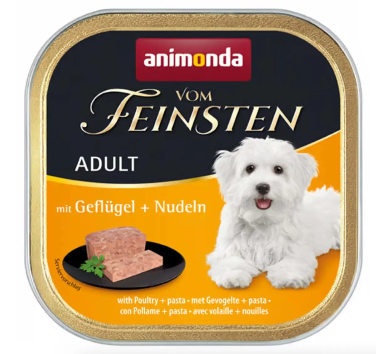 Animonda Vom Feinsten Paštika Adult 150g - Drůbeží/nudle