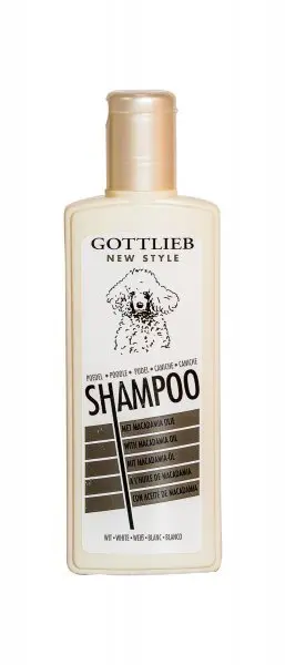 Gottlieb Pudl šampon s makadamovým olejem Bílý 300ml