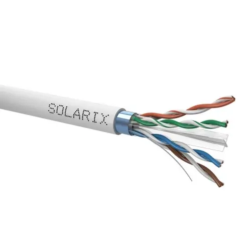Instalační kabel Solarix CAT6 FTP PVC Eca 500m/cívka SXKD-6-FTP-PVC