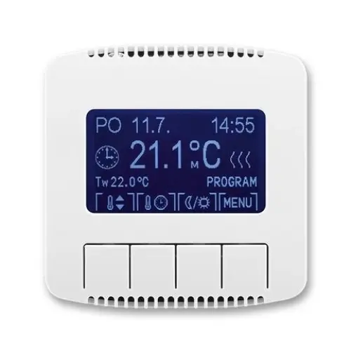 Termostat univerzální digitální ABB Tango bílá