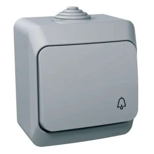 Schneider Electric Cedar Plus zvonkové tlačítko symbol zvonek šedá WDE000612