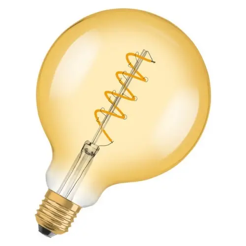 Stmívatelná LED žárovka E27 4 W GLOBE VINTAGE, teplá bílá