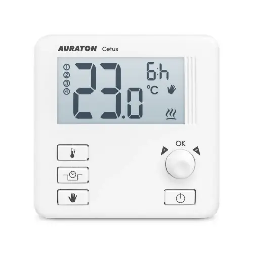 Termostat AURATON Cetus 3013 elektronický s nočním poklesem a režimem dovolené