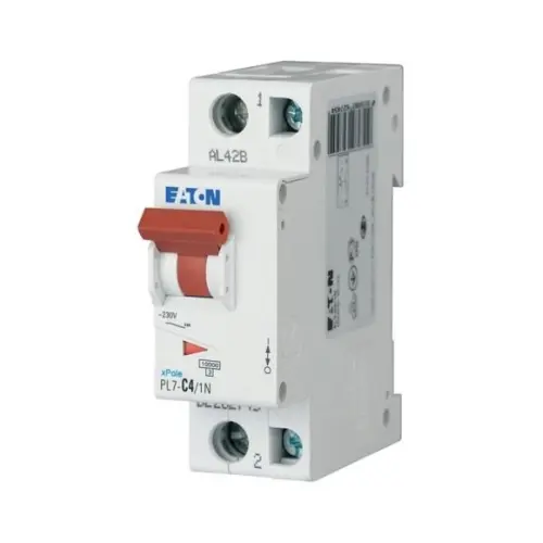Jistič EATON PL7-4/1N/C 4A PL7-C4/1N 262745