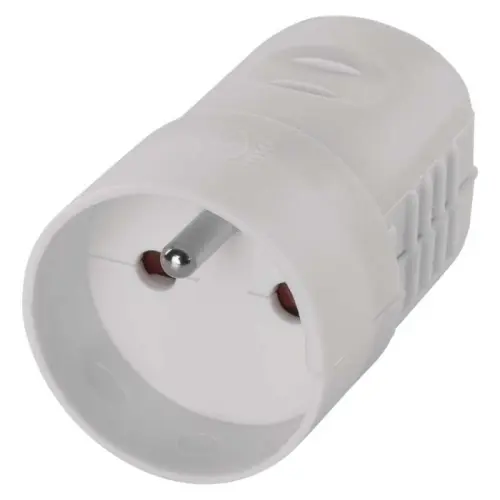 EMOS P0042 Zásuvka pro prodlužovací kabel, bílá
