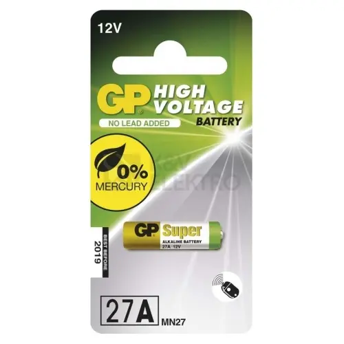 Baterie GP 27AF speciální alkalická 1ks 1021002711 blistr