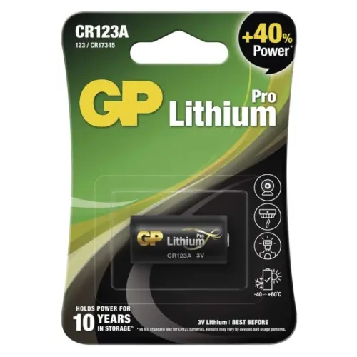 GP Batteries GP Foto lithiová baterie GP CR123A, blistr 1022000111