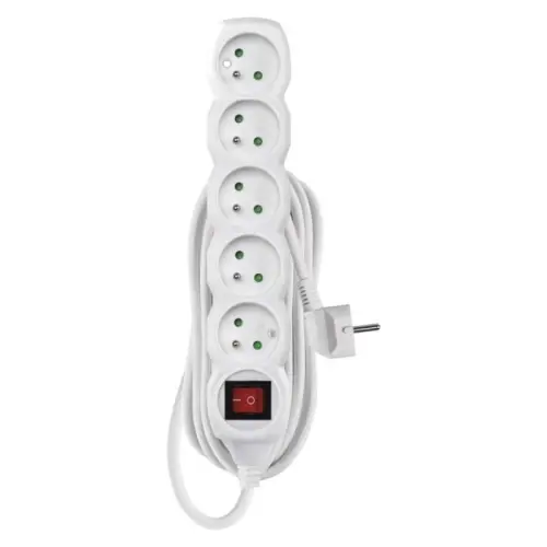 EMOS Prodlužovací kabel s vypínačem 5 zásuvky 5m 1902150500