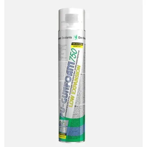 Den Braven nízkoexpanzní pěna 750ml pistolová Typ: pistolová, Barva: zelená, Balení (ml): 750 ml