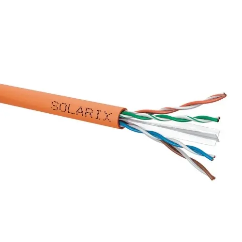 Instalační kabel Solarix CAT6 UTP LSOHFR B2ca-s1,d1,a1 500m SXKD-6-UTP-LSOHFR-B2ca