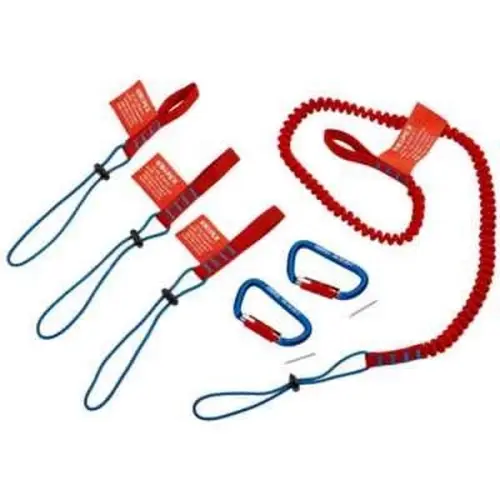 Souprava systému zajištění nářadí proti pádu z výšky Knipex 00 50 04 T BK